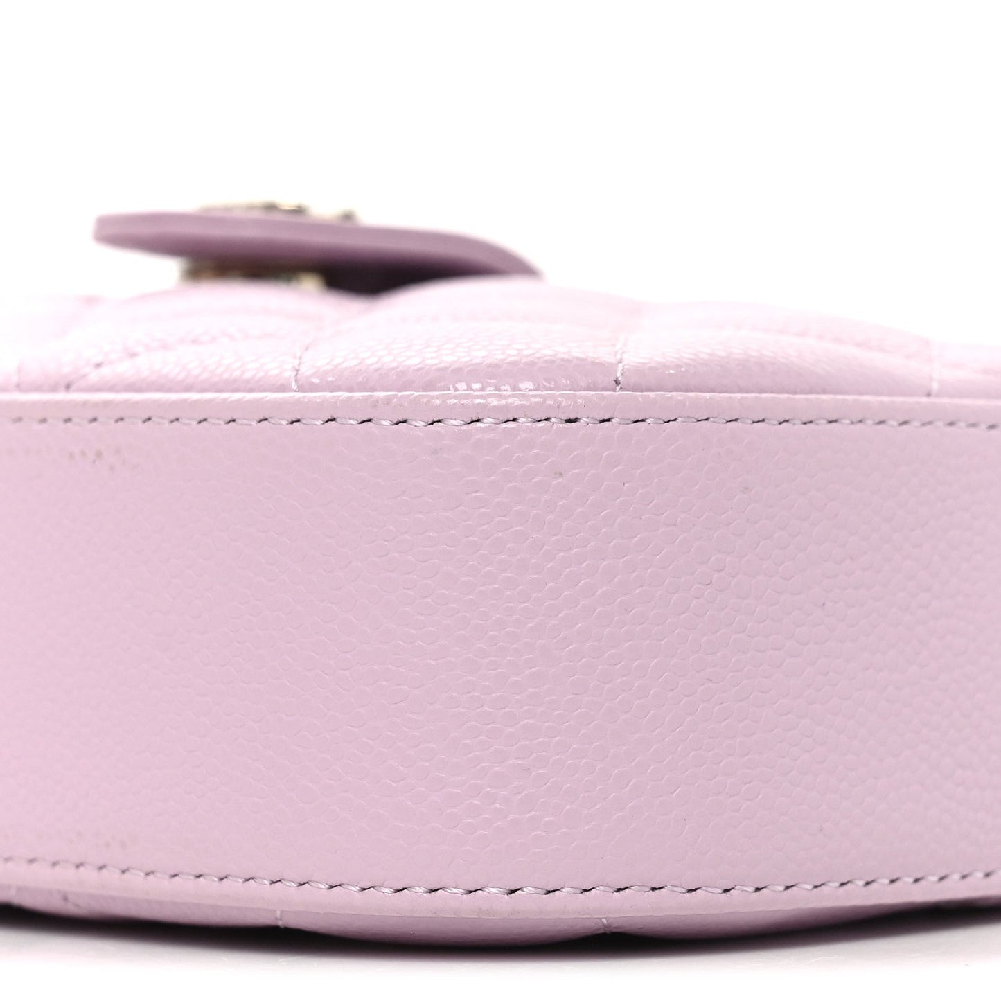 Caviar Quilted Chain Camera Bag Light Purple