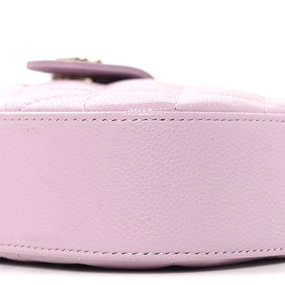 Caviar Quilted Chain Camera Bag Light Purple