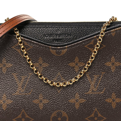 Monogram Pallas Clutch Black