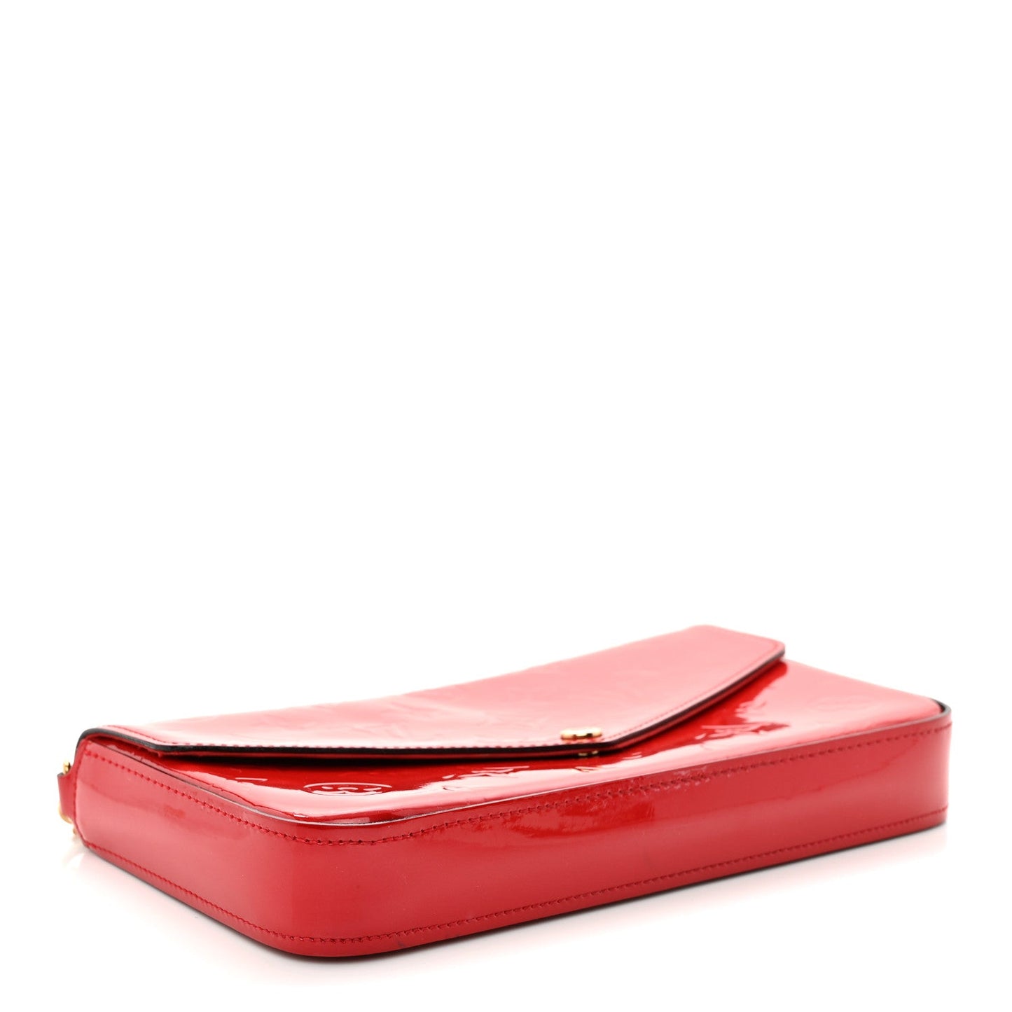 Vernis Felicie Pochette Chain Wallet Cherry