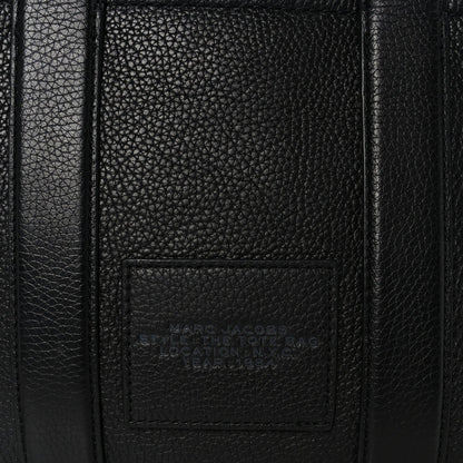 Grained Calfskin Small The Tote Bag Black