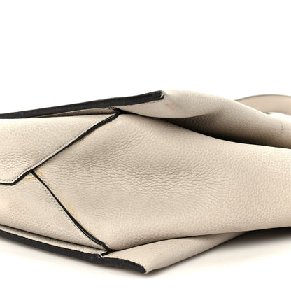 Baby Grained Calfskin Medium Tri-Fold Bag Powder