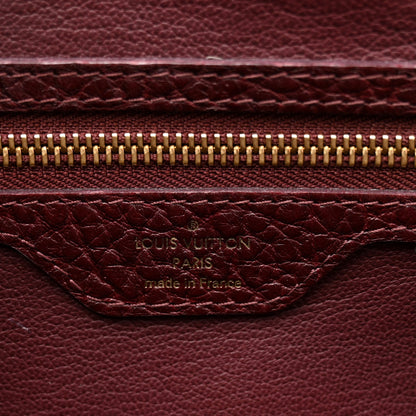 Ostrich Lizard Majestueux Tote MM Bordeaux