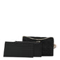 Satin Cannage Lady Dior Convertible Clutch Black