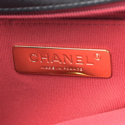Lambskin Quilted Medium Chanel 19 Flap Black