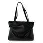 Calfskin Judy East West Tote Black