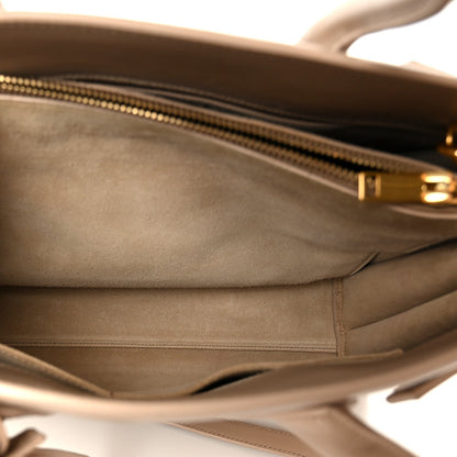 Calfskin Small Sac De Jour Dark Beige