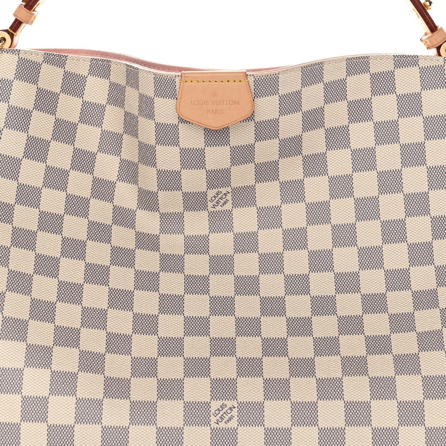 Damier Azur Graceful MM Rose Ballerine