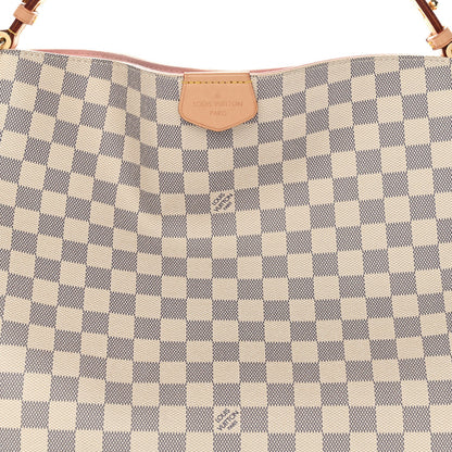 Damier Azur Graceful MM Rose Ballerine