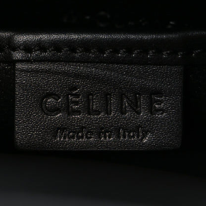 Drummed Calfskin Nubuck Nano Tri-Color Luggage Ruby