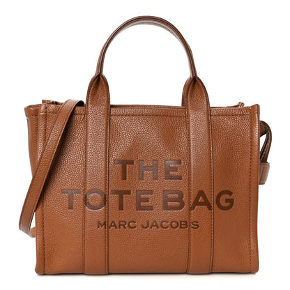 Grained Calfskin Medium The Tote Bag Argan Oil