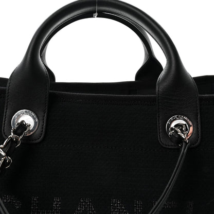 Mixed Fibers Medium Deauville Tote Black