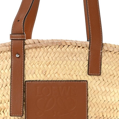 Raffia Basket Tote Bag Natural Tan