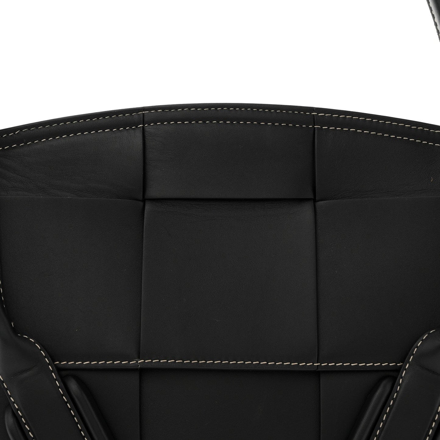 French Calfskin Maxi Intrecciato Arco 33 Black
