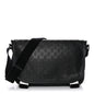 Imprime Monogram Medium Double Buckle Flap Messenger Bag Black