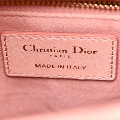 Lambskin Cannage Gradient Medium Lady Dior Pink
