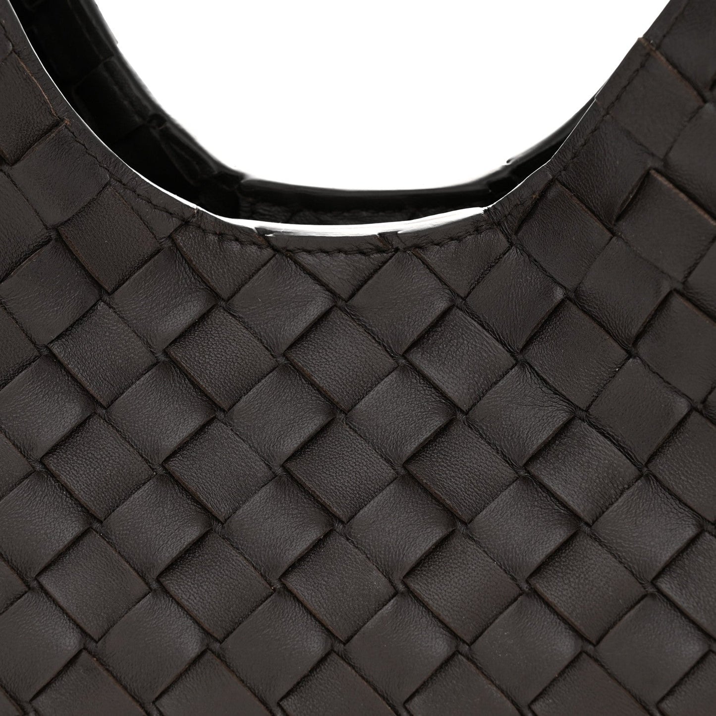 Nappa Intrecciato Small Campana Shoulder Bag Fondant