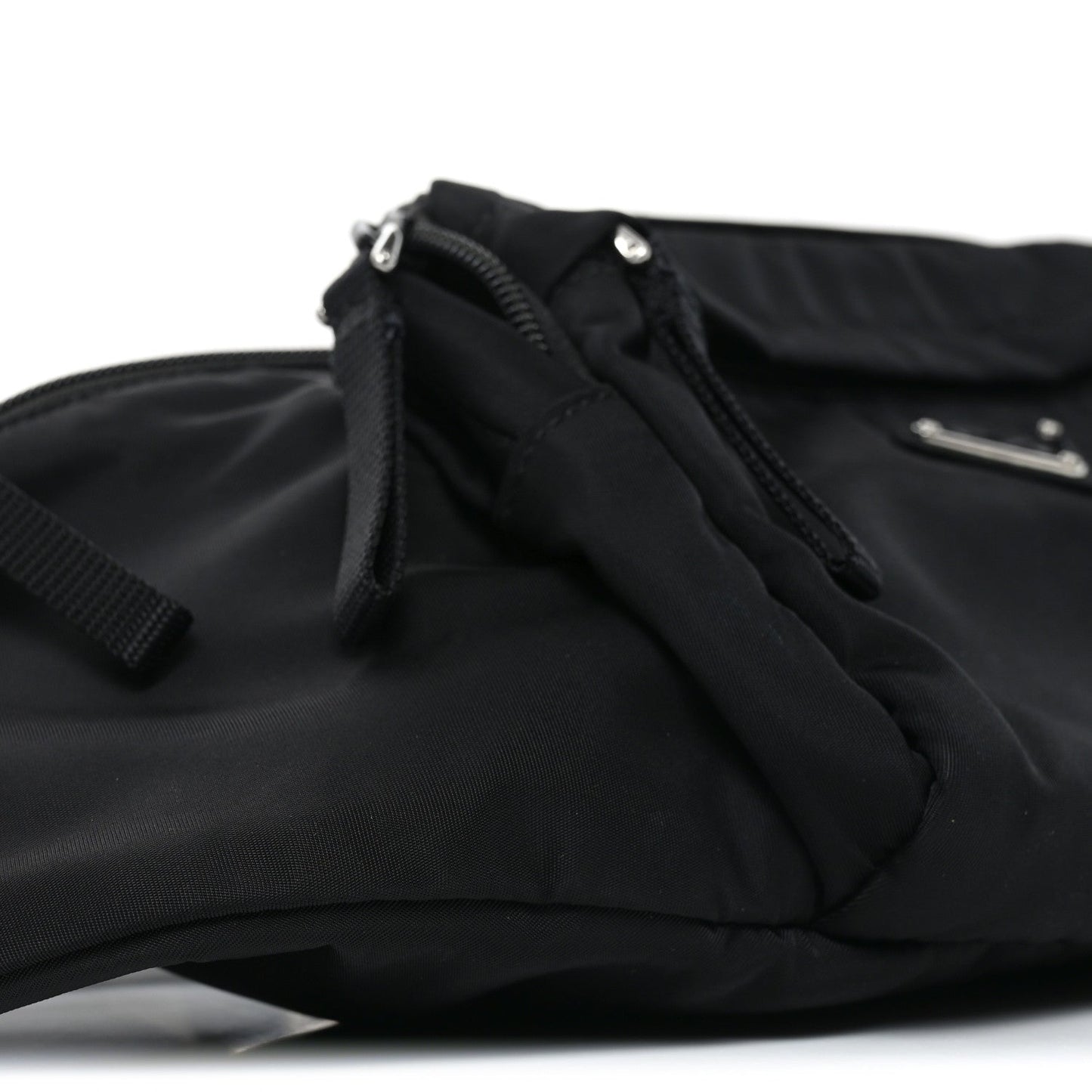 Tessuto Nylon Montagna Belt Bag Black