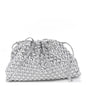 Metallic Fabric Bubble Wrap The Mini Pouch Silver