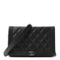 Caviar Quilted Boy Wallet On Chain WOC Black
