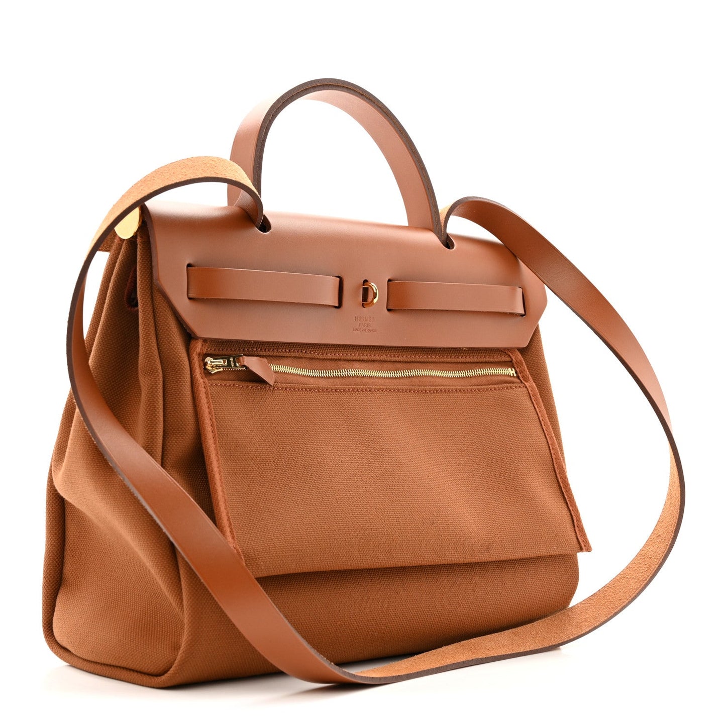Military Toile Vache Hunter Herbag Zip Retourne 31 PM Fauve