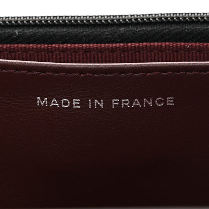 Caviar Quilted CC Turnlock Wallet On Chain WOC Black