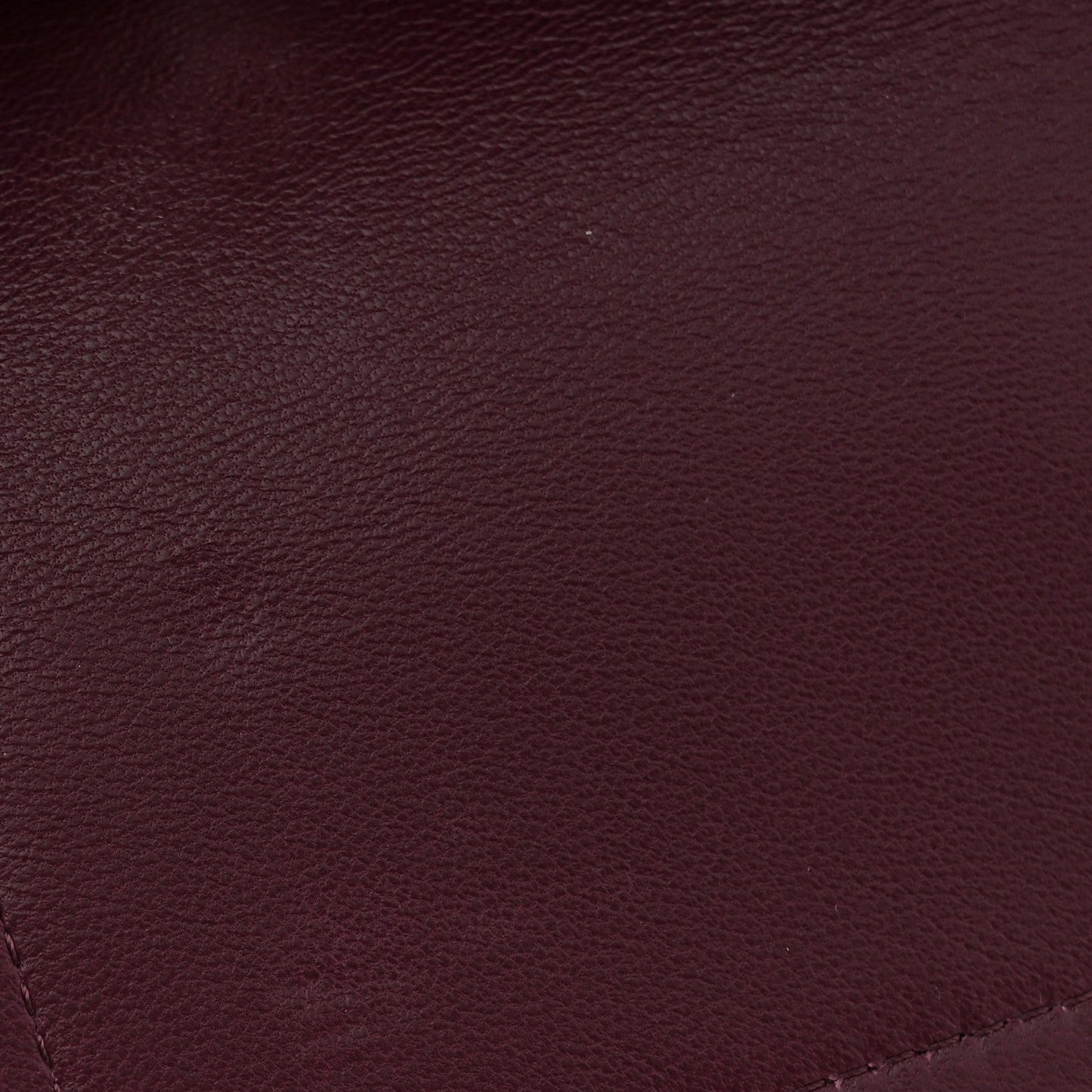 Lambskin Quilted Medium Double Flap Burgundy
