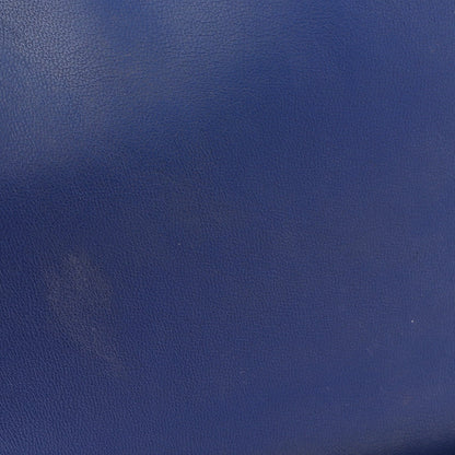 Grained Calfskin Small Trotteur  Indigo