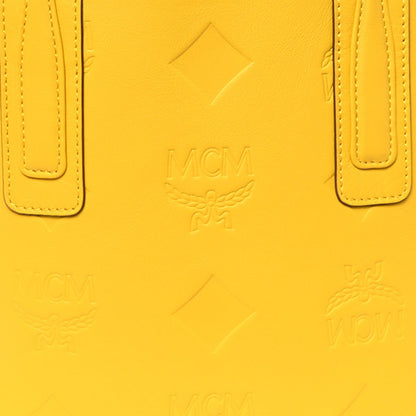 Calfskin Maxi Monogram Mini Liz Tote Old Gold