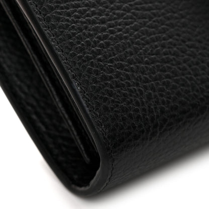 Calfskin Mini Dionysus Chain Wallet Black