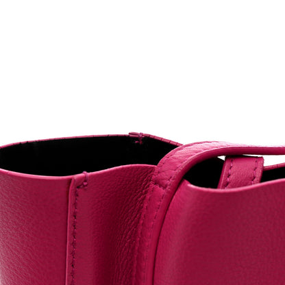 Calfskin XXS Everyday Tote Rose Magenta Black