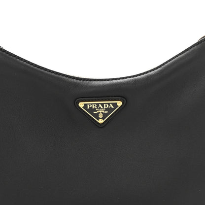 Soft Calfskin Medium Aimee Shoulder Bag Black