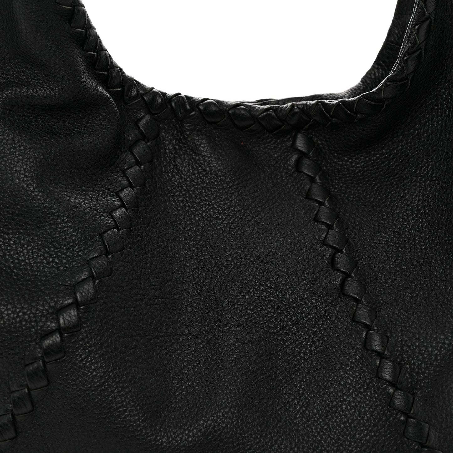 Cervo Deerskin Large Hobo Black