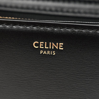 Shiny Calfskin Medium Triomphe Black