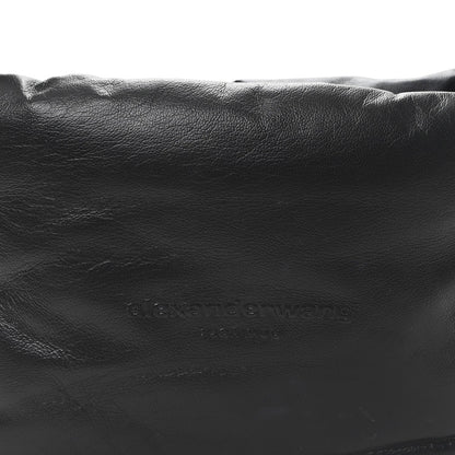 Lambskin Small Ryan Puffer Bag Black
