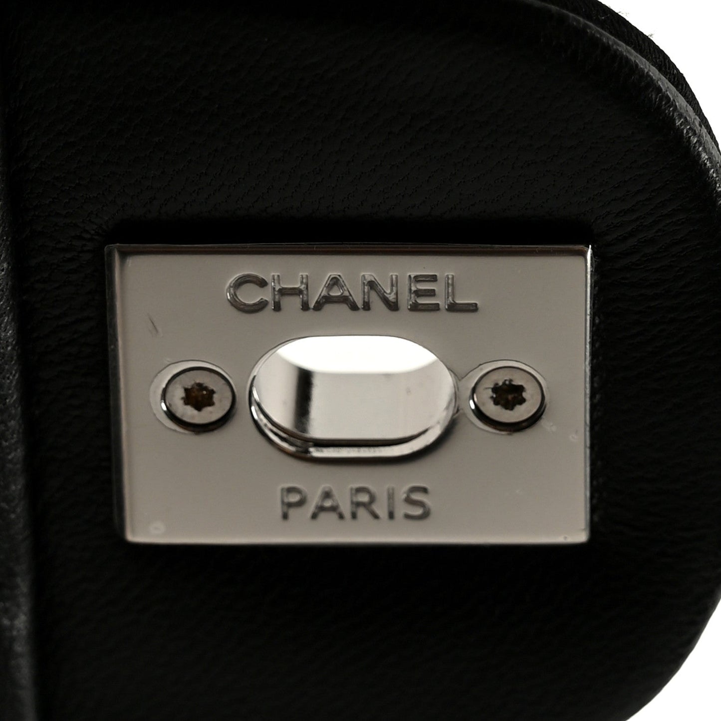 Satin Strass Mini Flap Silvery Black