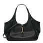 Soft Calfskin Small Mercato Tote Bag Black