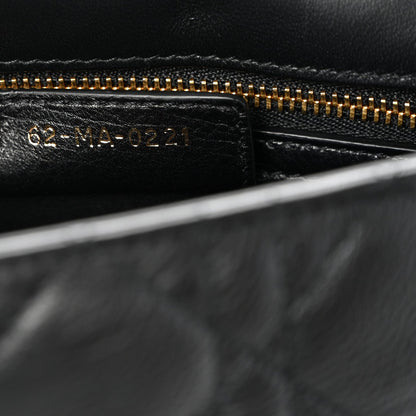Calfskin Cannage Small Caro Bag Black