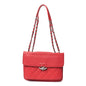 Caviar Quilted Small CC Box Top Flap Red
