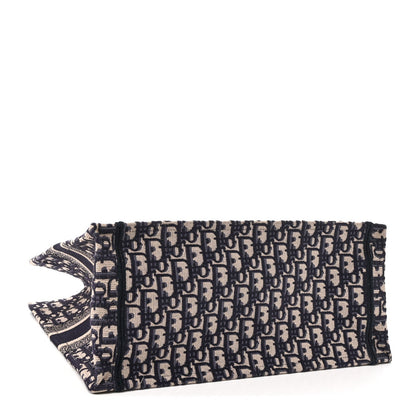Oblique Medium Book Tote Blue Multicolor