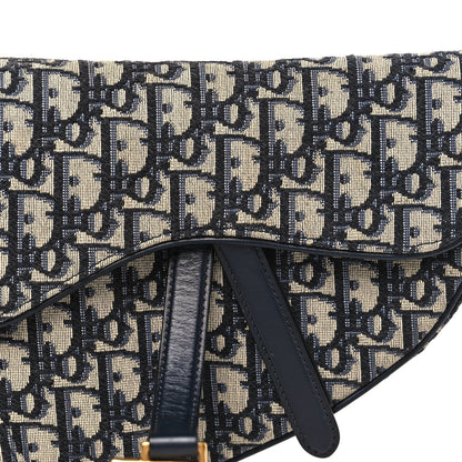 Oblique Saddle Bag Blue