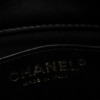 Lambskin Quilted Mini CC Funky Town Flap Black