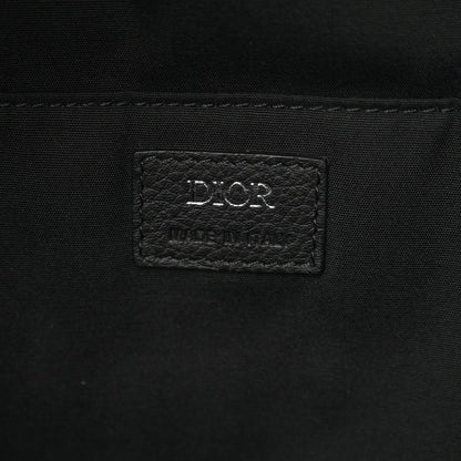 Oblique Calfskin Rider Backpack Beige Black