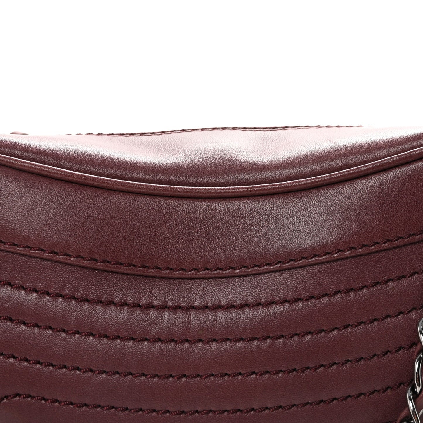 Lambskin Lax Small Tassel Shoulder Bag Dark Purple