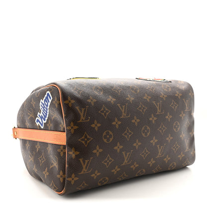 Monogram Patches Speedy Bandouliere 30