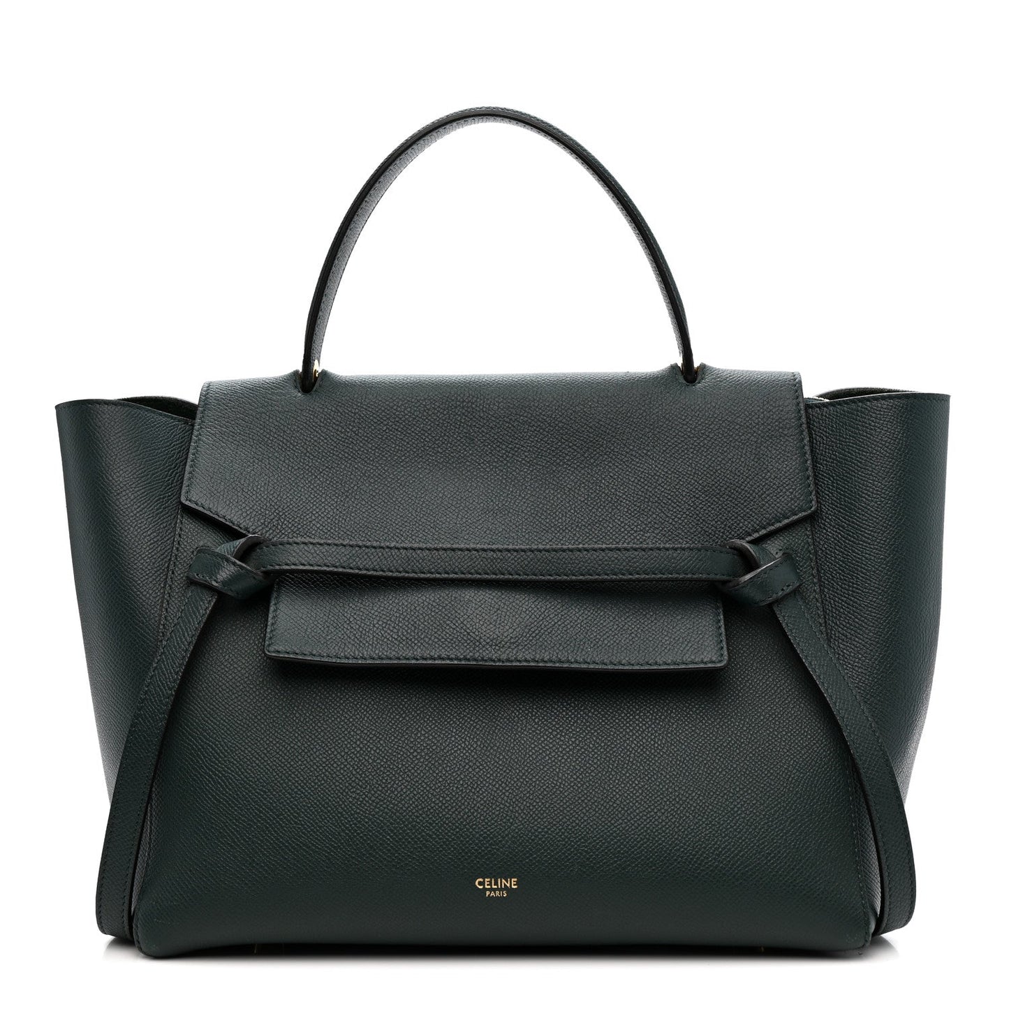 Grained Calfskin Mini Belt Bag Amazone
