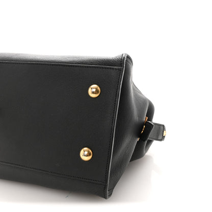 Calfskin Small Classic Y Cabas Black