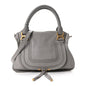 Calfskin Medium Marcie Satchel Cashmere Grey