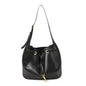 Smooth Calfskin Paris VII Large Flat Hobo Black