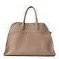 Matte Grained Calfskin Soft Margaux 15 Dark Taupe